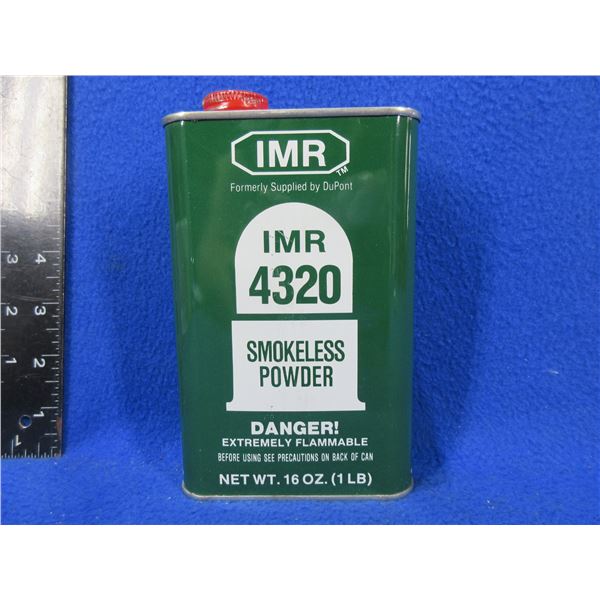 IMR 4320 Smokeless Powder - 298 Grams Including Tin (Pick Up Only)