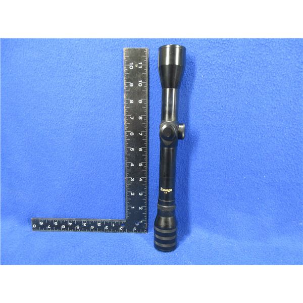Savage Model 0433 4x33 Scope - 1" tube, appears clear, duplex reticle