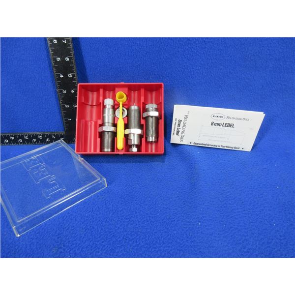 Lee 8mm Lebel 3 Die Set with Dipper, Shellholder 17 and Load Chart