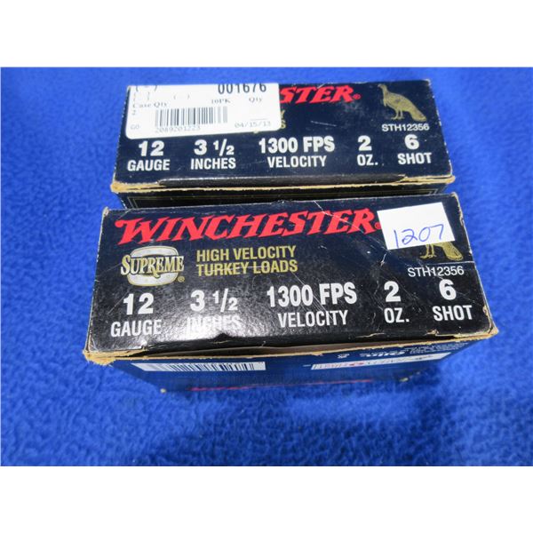 12 Ga. Winchester Shotshells - 3 1/2" 2oz 6 Shot  (Pick Up Only)