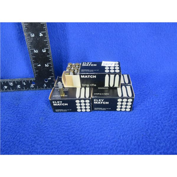 22 LR Eley Match Cartridges - 5 Boxes of 50 (Pick Up Only)
