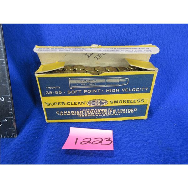 Collector Ammo - .38-44 Dominion 255gr Soft Point Cartridges (Pick Up Only)