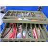 Image 2 : 2 Woodstream Old Pal Tackle Boxes with Assorted Tackle