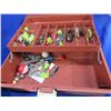 Image 4 : 2 Woodstream Old Pal Tackle Boxes with Assorted Tackle