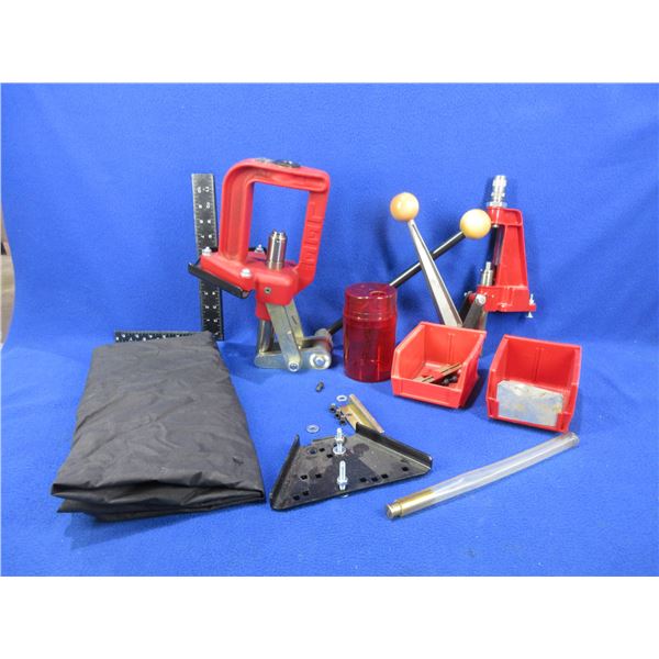 9MM Luger Lee Precision Classic Cast Press and Lee Precision Reloader Press with Parts - As Is