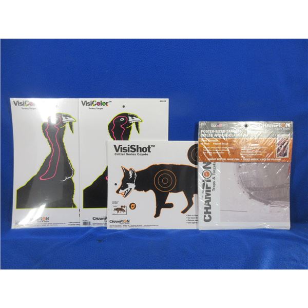 Champion Targets - Door Breach Poster Size, VisiColor Coyote & Turkey