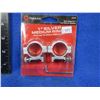 Image 1 : Simmons 1" Medium Rings, Silver - New Old Stock