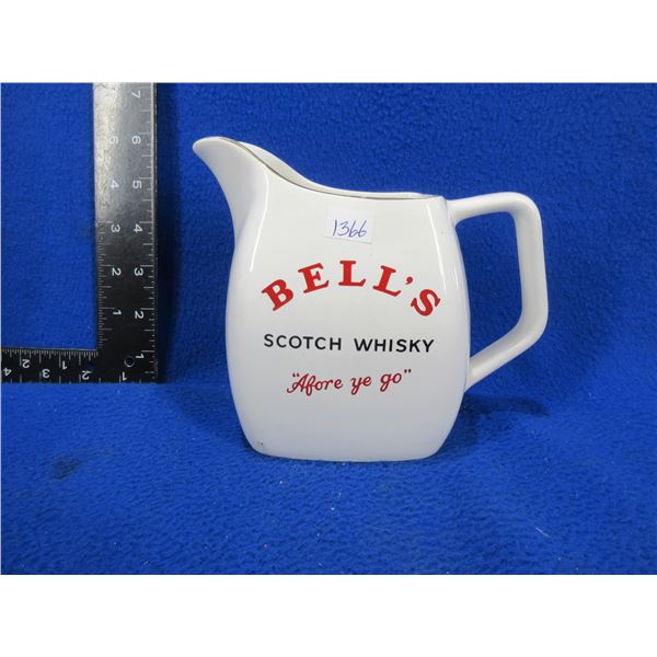 Vintage Reginald Corfield Bar Top Water Jug - Bell's Scotch Whisky