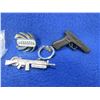 Image 3 : 6 Various Shooting, Firearm and Ammunition Pins and Key Fob