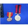 Image 1 : 2 Reproduction US Medals - National Defense and Distinguished Conduct