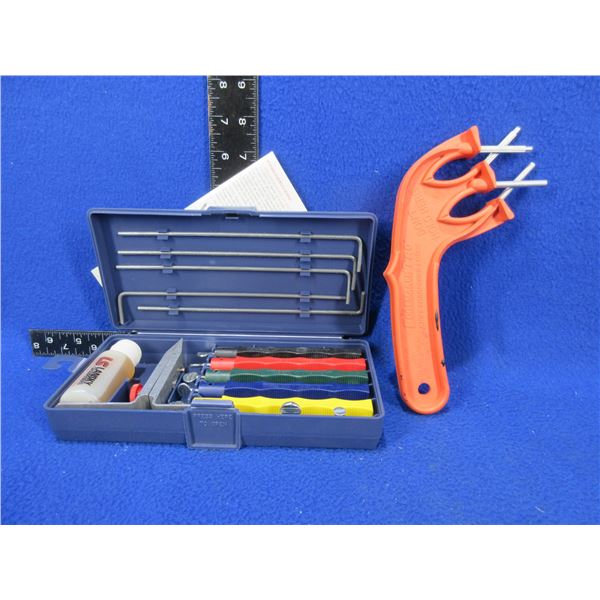 Edgemaker Pro Sharpener & Hone and Lansky Sharpening System
