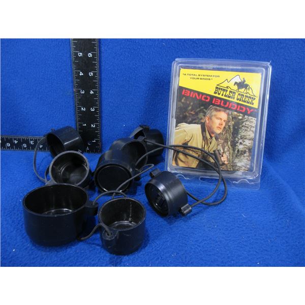 NEW - Butler Creek Bino Buddy and 4 Assorted Lens Covers