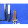 Image 2 : Vintage WWII Whittingslowe Engineering Australian Commando Knife with Incorrect Leather Sheath