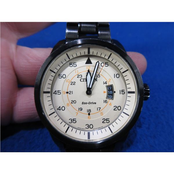 Citizen Eco-Drive Mens Wristwatch - Tested Working