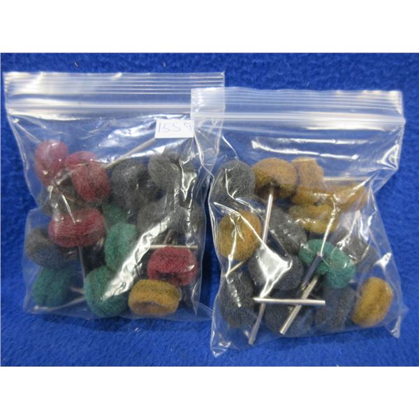 Scouring/Buffing Wheels for Dremel - 2 Bags of 14