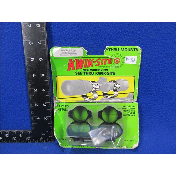 Kwik-Site See-Thru Mounts Model KS-7-H for Remington Seven - New Old Stock