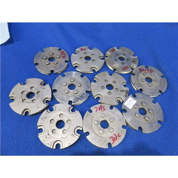10 Assorted Lee Load-Master Progressive Press Shell Plates