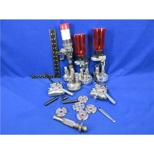 Lot of Misc. Lee Reloading Accessories - Powder Measures, Shell Plates, Dies, Etc.