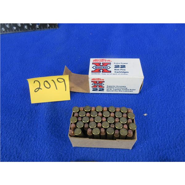 22 WRF 45gr Lubaloy Western Cartridges - Box of 50 (Pick Up Only)