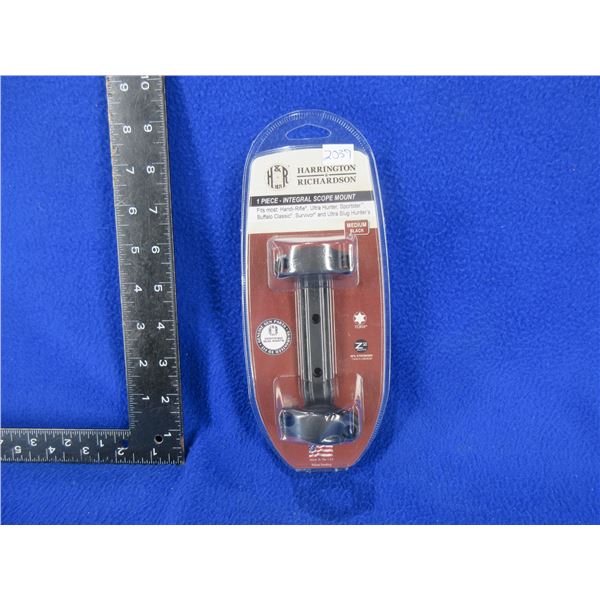 NEW - Harrington & Richardson 1 Piece Integral Scope Mount - Medium Black