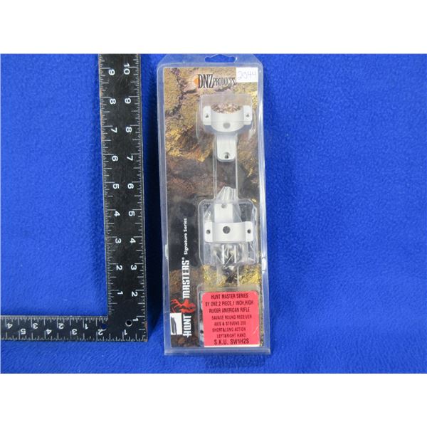NEW - DNZ Products Hunt Master Series 2 Piece 1" High Rings