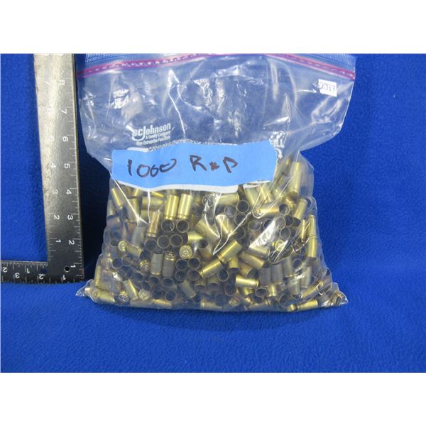 Brass Only - 9MM Luger Unprimed RP Headstamps - Bag of Approx. 1000