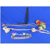 Image 1 : Wool Neck Strings for Mittens & Beaded Hat Band (Brian)