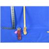 Image 1 : War Drum Rawhide Hammer & Hide Scraper