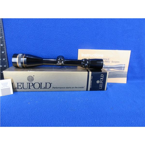 Leupold Vari-X III 3.5x10 Adjustable Objective Golden Ring Scope - Appears Clear