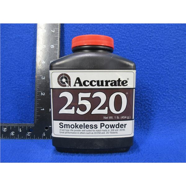 Accurate 2520 Smokeless Powder - 370 Grams Including Tub (Pick Up Only)