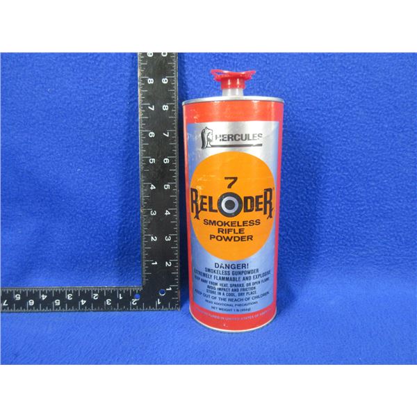 Hercules Reloder 7 Smokeless Rifle Powder - 418 Grams Including Tub (Pick Up Only)