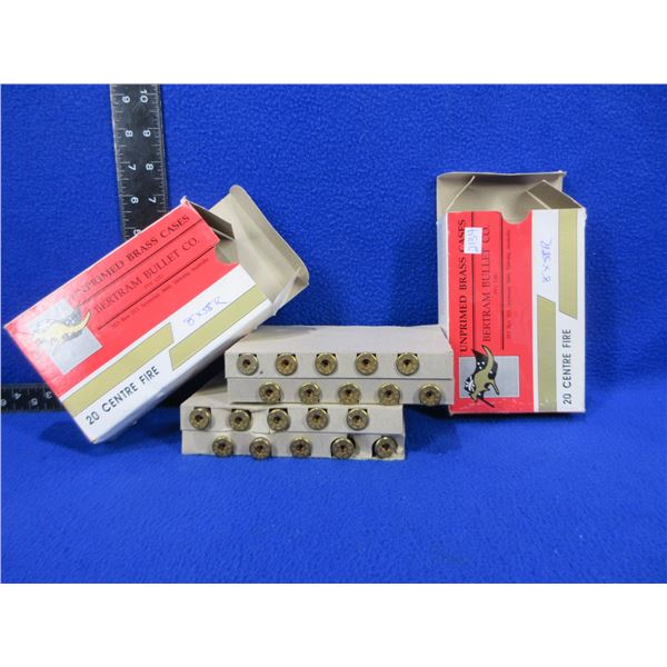 NEW - Brass Only - 8X58R Bertram Unprimed - 2 Boxes of 20