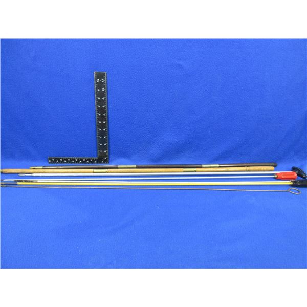 Lot of 7 Assorted Rifle and Shotgun Cleaning Rods