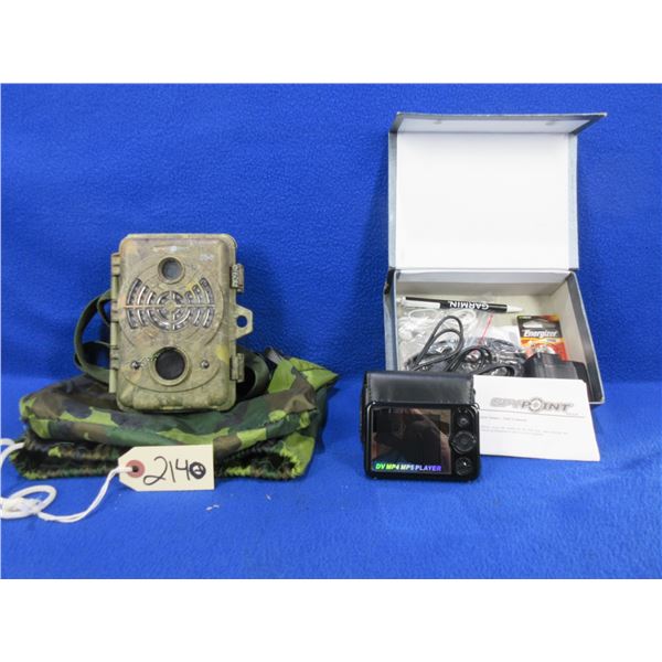 Spy Point Trail Camera Model PV-2.4 with Portable DV MP4/MP5 PMP Player