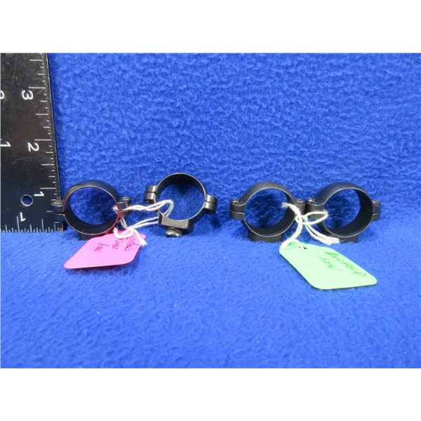 2 Pairs of Leupold 1" Low Rings