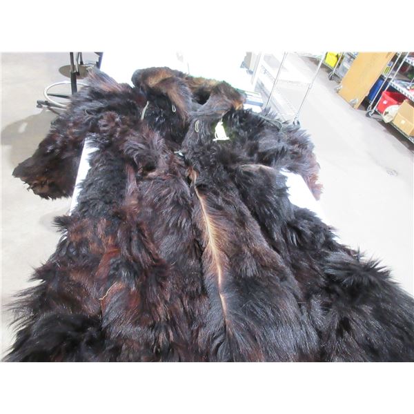 Large Bear Skin Jacket - J.H. Bishop Co. 1900's - Lining and wrist areas have damage