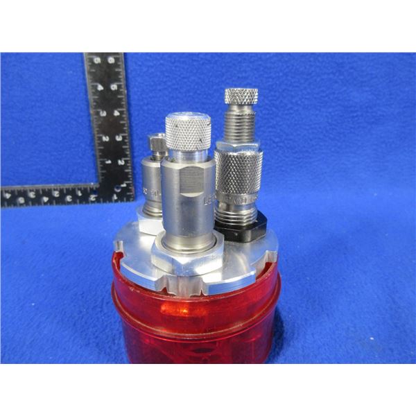Lee 30-30 FL Sizer & Seater Dies & Lyman Neck Expander Die w/ Lee 3 Hole Plate