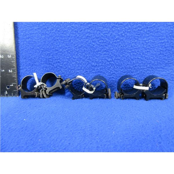3 Pairs of Weaver 1" Quick Detachable Rings