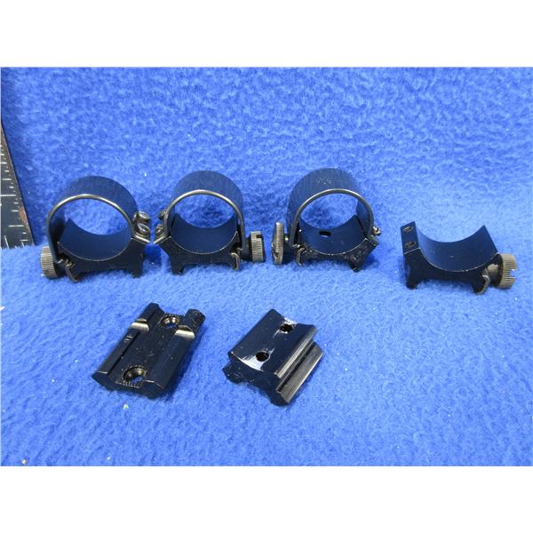 Weaver 1" Quick Detachable Rings with 375 H&H Browning Safari Bases