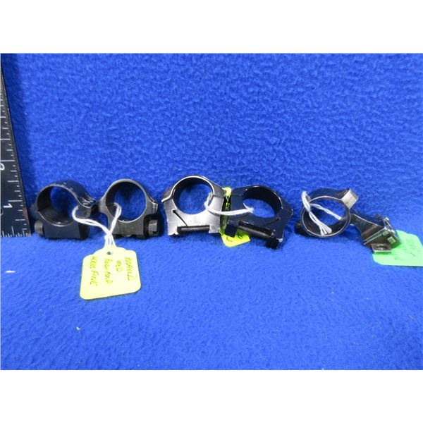 Redfield 1" Medium Steel Rings, Medium 1" Rings and 1" Ring with Mount