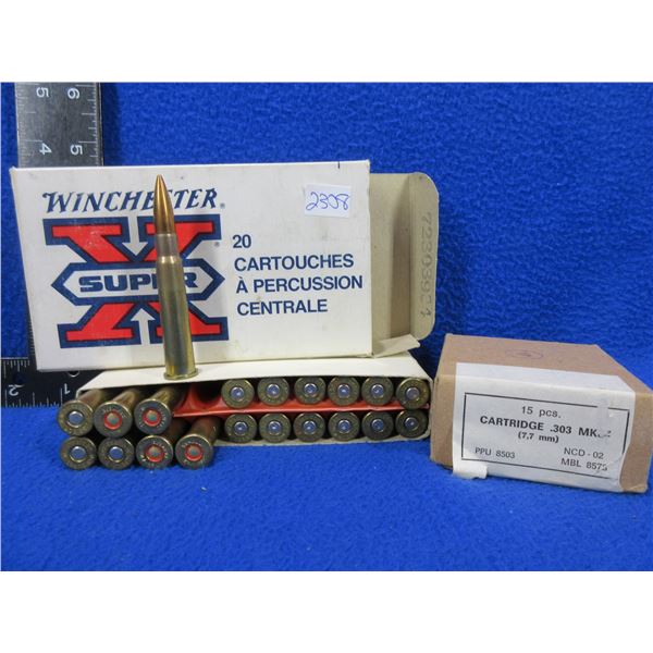 303 British Military & Mixed Factory Cartridges (Pick Up Only)
