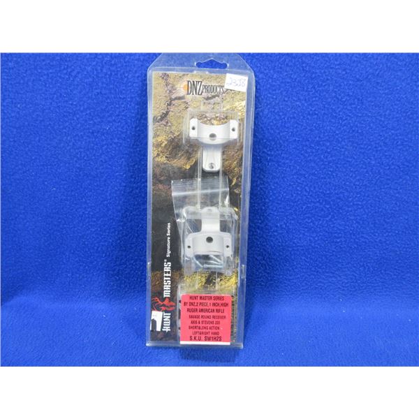 NEW - DNZ Products Hunt Master Series 2 Piece 1" High Rings