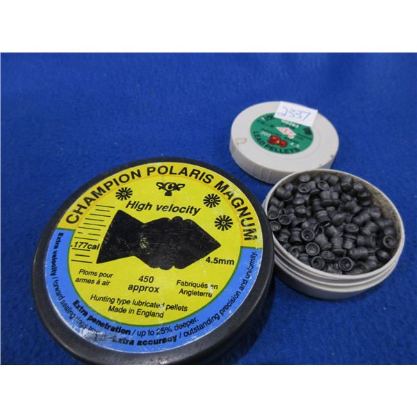 .177 Cal. Pellets - Champion HV (Box of 450), Shanghai China (Box of 200)