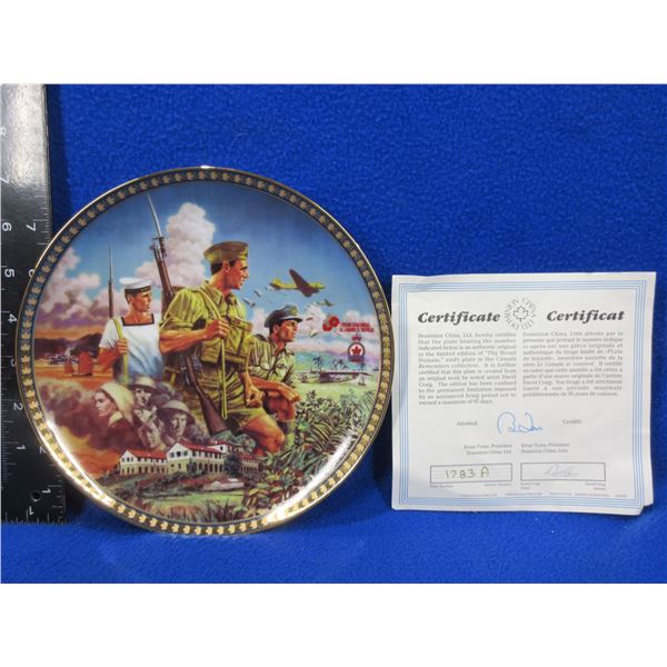 Franklin Mint Canada Remembers Collector Plate - "Thy Broad Domain"