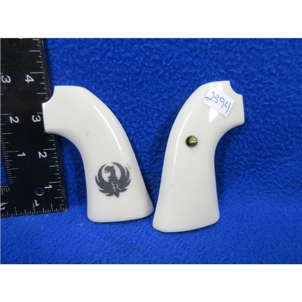 Ruger Bisley Vaquero Faux Ivory Grips with Screw
