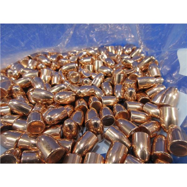 9MM .355" 115gr RN Copper Plated Bullets - Bag of Approx. 250