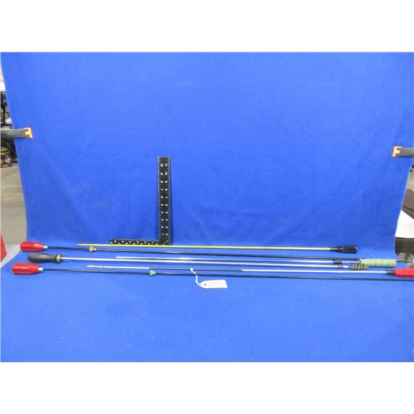 Lot of 6 Assorted Cleaning Rods