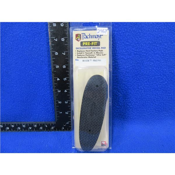 NEW - Pachmayr Pre-Fit Decelerator Recoil Pad - Fits Ruger 77/MKII WS