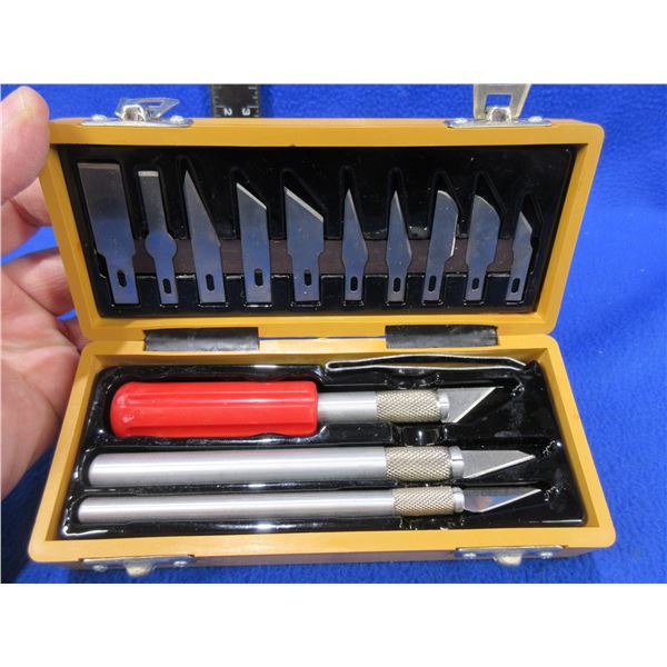 Precision Hobby and Craft Knife Set for Woodworking, Paper, Plastic, Etc.