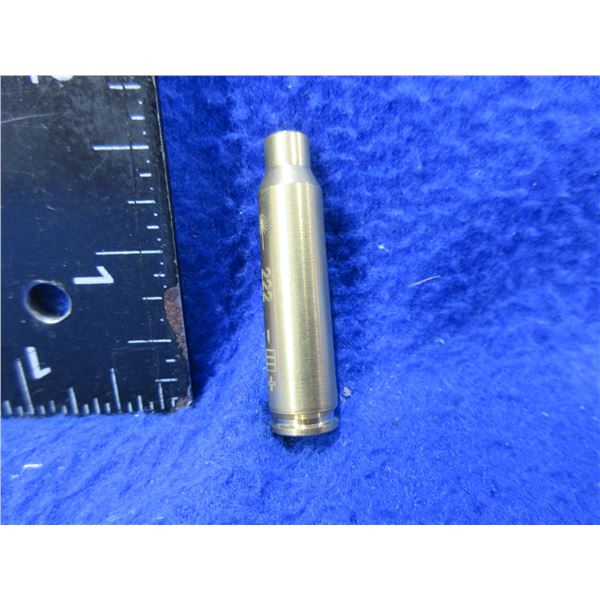 NEW - 222 Rem. Cartridge Red Laser Bore Sight - Batteries Not Included